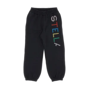 Discount Logo embroidery sustainable cotton sweatpants Kids Clothing