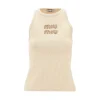 New Logo embroidery tank top Tops