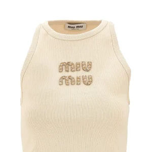 New Logo embroidery tank top Tops
