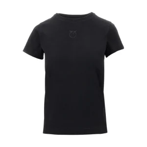 Outlet Logo embroidery T-shirt Tops
