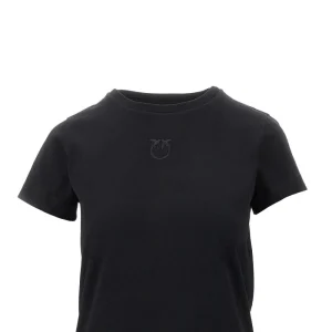 Outlet Logo embroidery T-shirt Tops