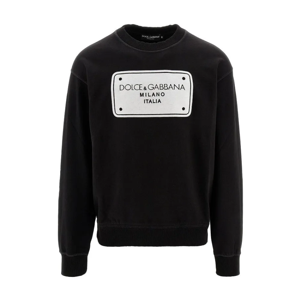 logo_patch_crewneck_sweat_0.webp Fashion Logo patch crewneck sweatshirt Sweatshirts