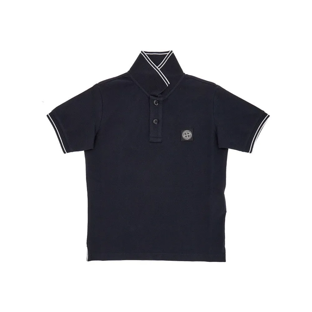 logo_patch_stretch_piquet_0-1.webp Clearance Logo patch stretch piquet polo shirt Kids/BOY Clothing