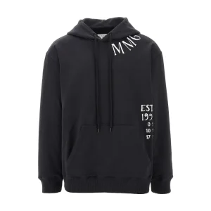 Online Logo print cotton hoodie Sweatshirts