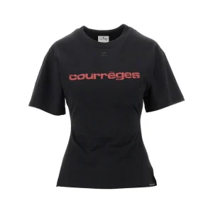 Discount Logo print Fitted T-shirt Tops