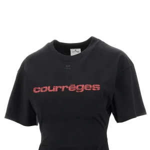 Discount Logo print Fitted T-shirt Tops