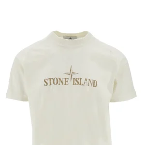 Sale Logo print organic cotton T-shirt T-Shirts And Polo Shirts