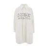 Outlet Logo print poplin shirt dress Shirts