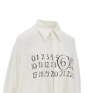 Outlet Logo print poplin shirt dress Shirts