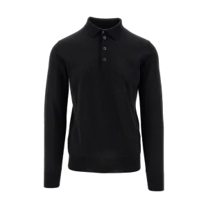 Best Long-sleeved knitted polo shirt Knitwear