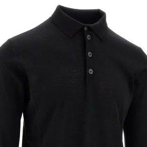 Best Long-sleeved knitted polo shirt Knitwear