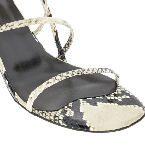 Outlet Loop' python-embossed leather sandals Sandals