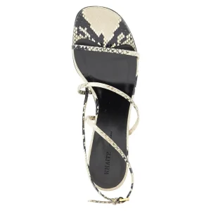 Outlet Loop' python-embossed leather sandals Sandals