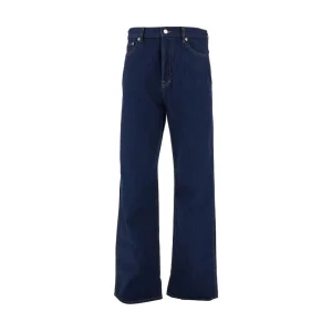 Sale Loose Fit jeans with Rose embroidery Jeans