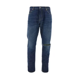 Fashion Loose jeans with logo plate Jeans