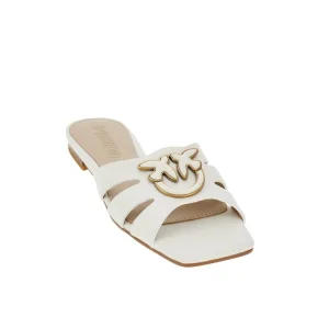 Discount Love Birds' nappa leather slides Sandals