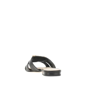 Hot Love Birds' nappa leather slides Sandals