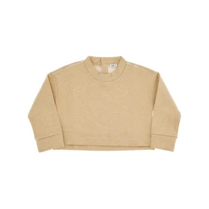 Clearance Lurex cropped sweatshirt Kids Clothing