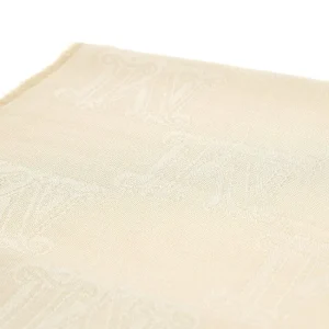 Outlet Lurex silk-blend 'Monogram' scarf Scarves