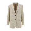 Fashion Lurex tweed 'Bertha' single-breasted jacket Jackets