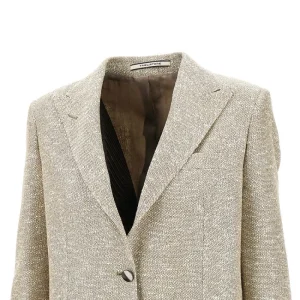 Fashion Lurex tweed 'Bertha' single-breasted jacket Jackets