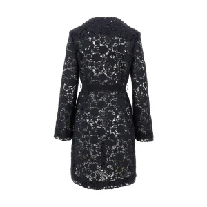 Hot Macramé lace dust coat Outerwear