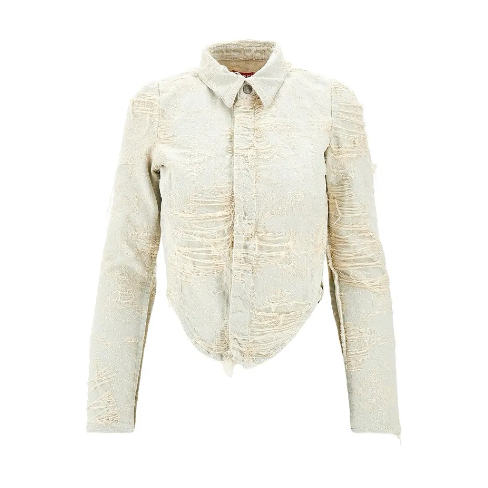 madeline_frayed_denim_shi_0.webp Sale Madeline' frayed denim shirt Shirts