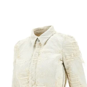Sale Madeline' frayed denim shirt Shirts