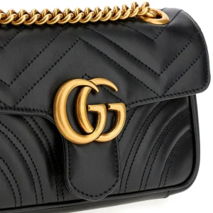 New Matelassè leather GG Marmont mini bag Shoulder Bags