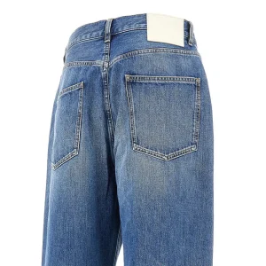 Outlet Medium Blue Denim oversized jeans Jeans