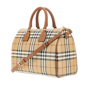 Fashion Medium 'Check' bowling bag Top-Handle Bags | Crossbody Bags