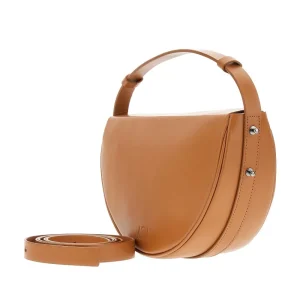 Fashion Medium half moon leather bag Top-Handle Bags | Crossbody Bags