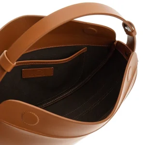 Fashion Medium half moon leather bag Top-Handle Bags | Crossbody Bags
