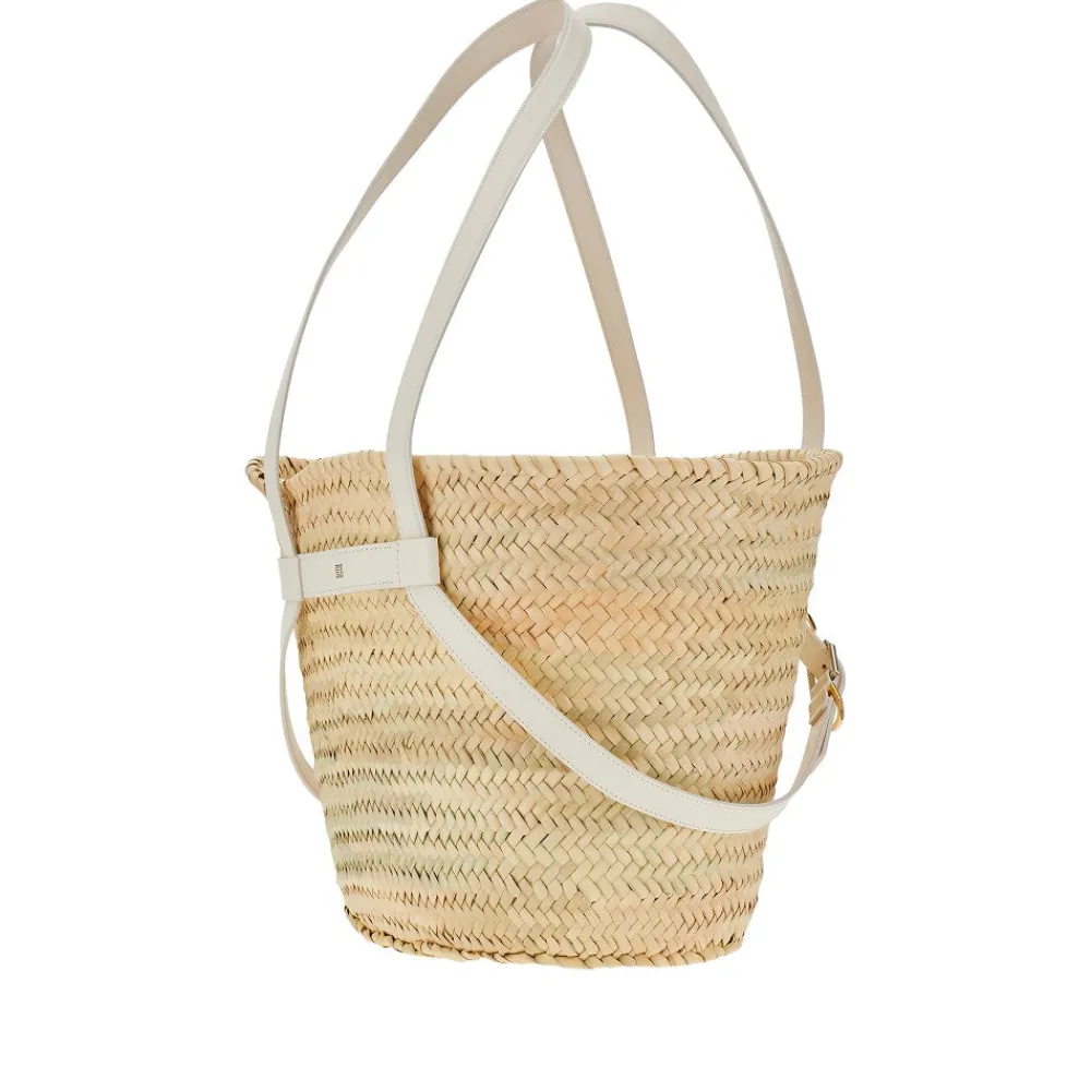 medium_voyou_raffia_baske_1.webp Hot Medium 'Voyou' raffia basket bag Shoulder Bags