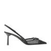 Discount Mesh slingback pumps Heeled Shoes