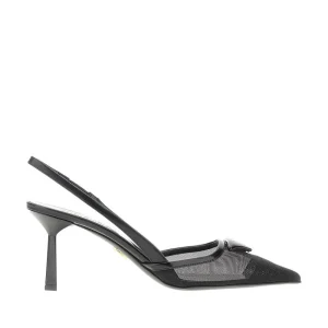 Discount Mesh slingback pumps Heeled Shoes