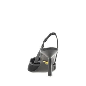 Discount Mesh slingback pumps Heeled Shoes