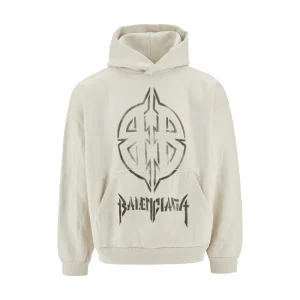 Discount Metal BB Stencil' Medium Fit hoodie Sweatshirts