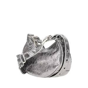 Clearance Metallized Arena leather Le Cagole XS bag Shoulder Bags