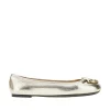 Best Metallized leather ballet flats Flat Shoes