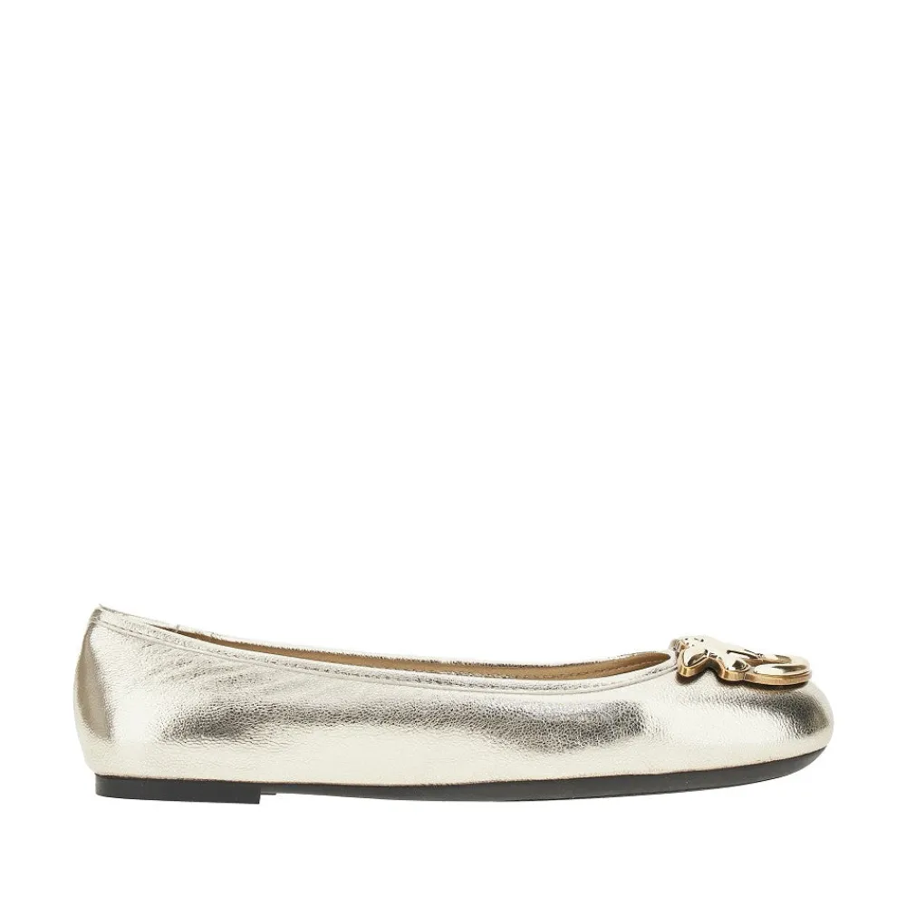 metallized_leather_ballet_0.webp Best Metallized leather ballet flats Flat Shoes