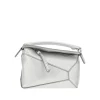 New Metallized leather mini Puzzle Edge bag Top-Handle Bags | Crossbody Bags