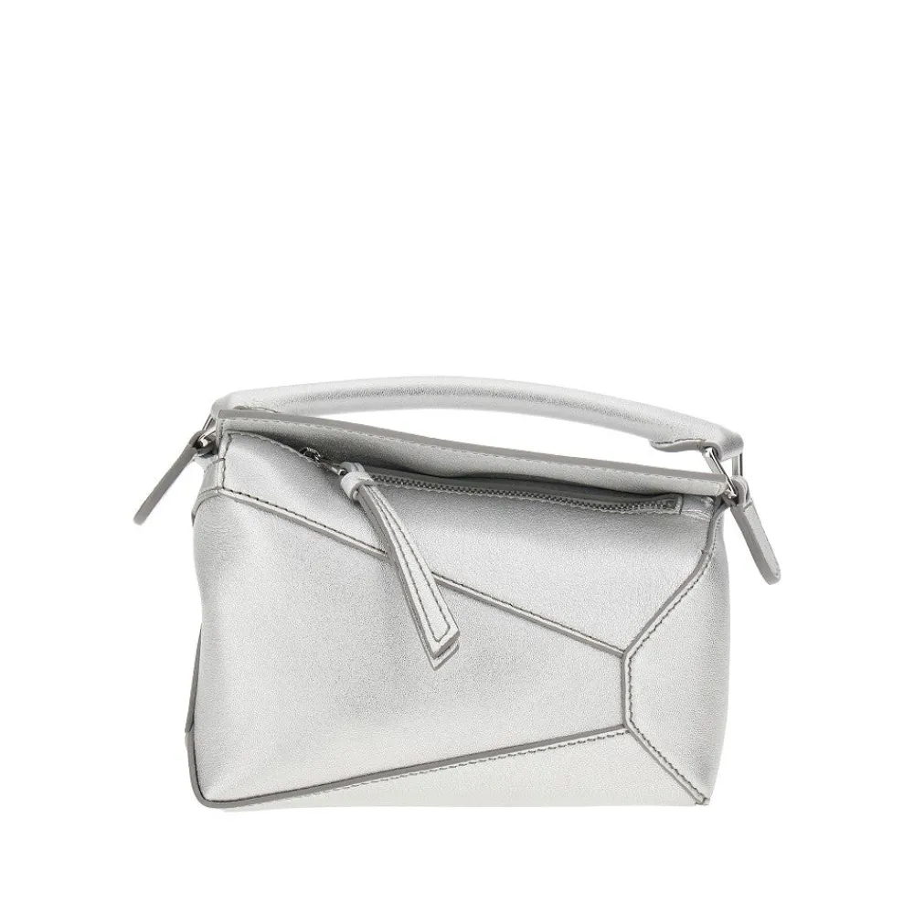 metallized_leather_mini_p_0.webp New Metallized leather mini Puzzle Edge bag Top-Handle Bags | Crossbody Bags