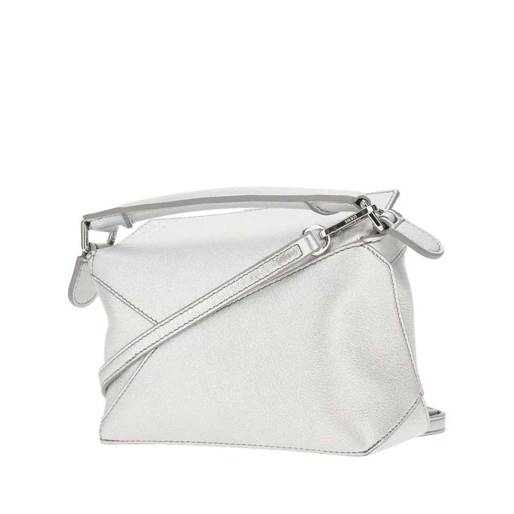 metallized_leather_mini_p_1.webp New Metallized leather mini Puzzle Edge bag Top-Handle Bags | Crossbody Bags