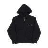 Fashion Metallized logo print full-zip hoodie Kids Clothing