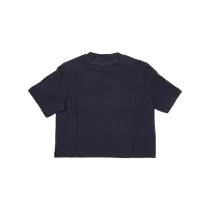 Hot Metallized logo print T-shirt Kids Clothing