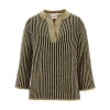 Clearance Metallized striped sweater Knitwear