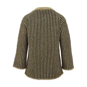 Clearance Metallized striped sweater Knitwear