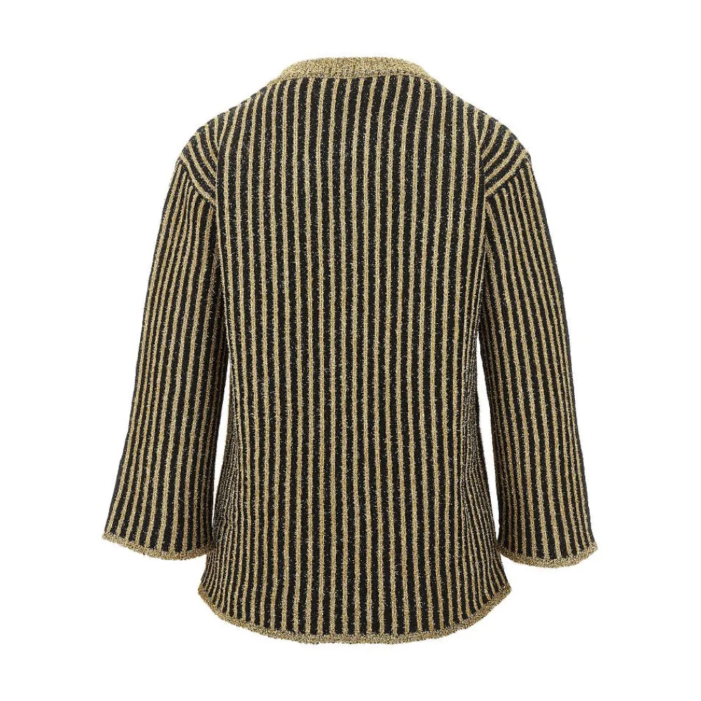 metallized_striped_sweate_2.webp Clearance Metallized striped sweater Knitwear