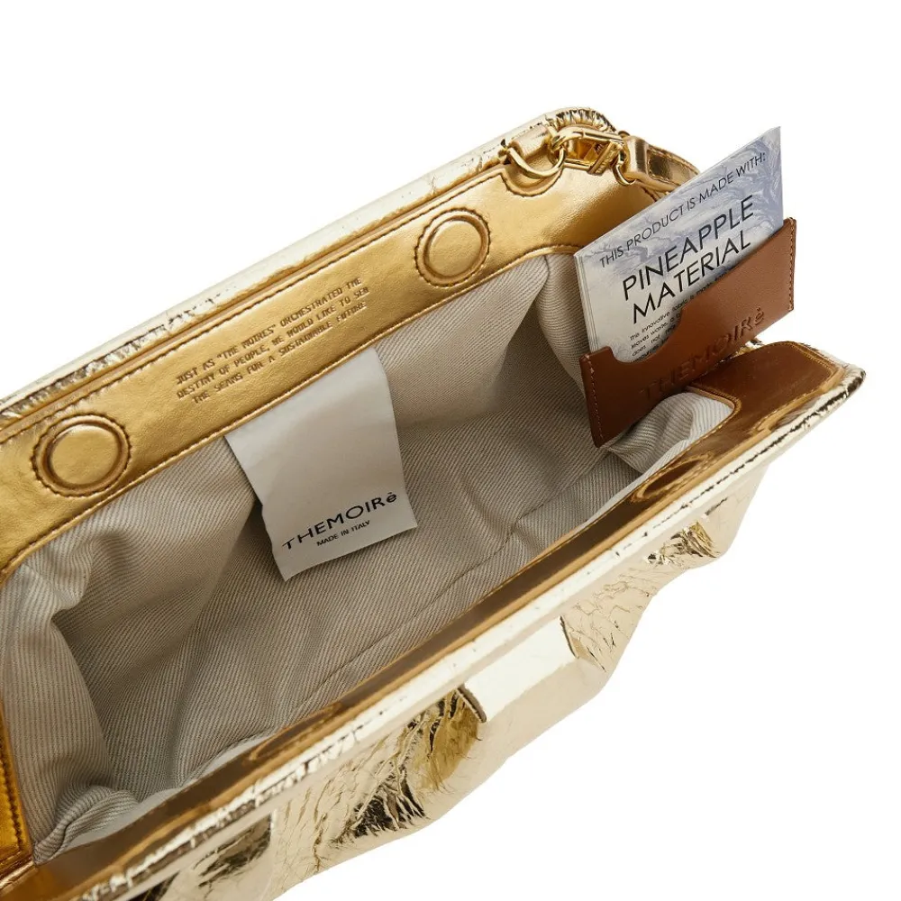 metallized_vegan_leather__2.webp Clearance Metallized vegan leather 'Emera' clutch Clutches